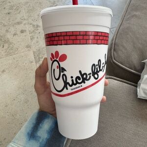 Chick-fil-A White Beverage Cup